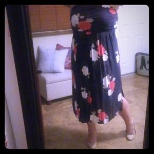 Lane Bryant Large floral maxi dress